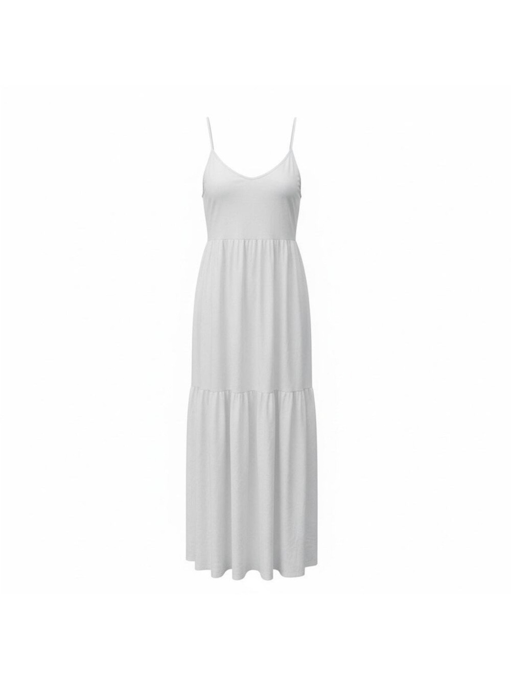 Old Navy - Country Boho White tiered cottage maxi dress - Size: L